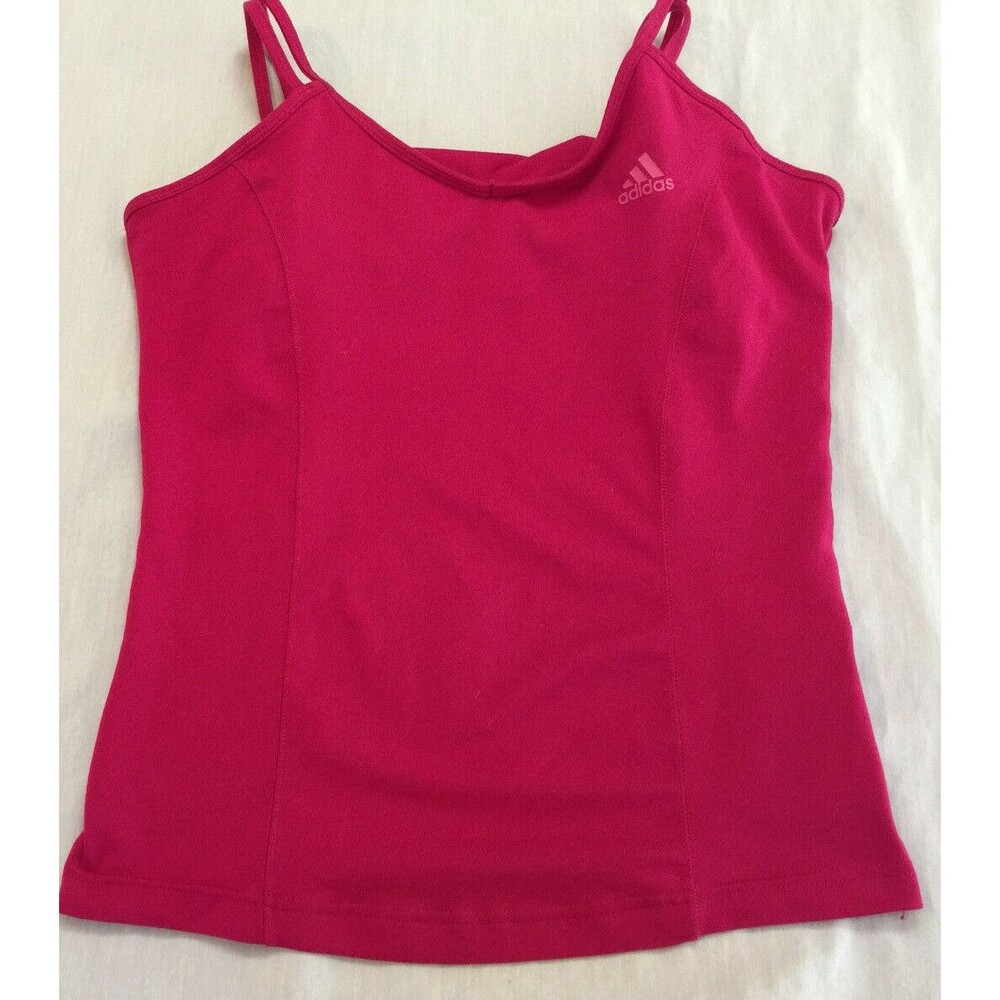 ADIDAS CLIMALITE WOMENS TANK TOP WITH BUILT BRA SIZE M
